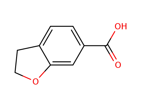 Molecular Structure of 301836-57-7 (2,3-dihydrobenzofuran-6-carboxylic acid)