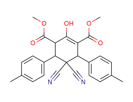 547769-61-9,DIMETHYL 5,5-DICYANO-2-HYDROXY-4,6-BIS(4-METHYLPHENYL)-1-CYCLOHEXENE-1,3-DICARBOXYLATE,