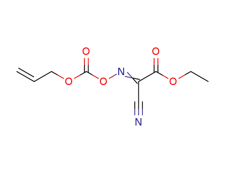 Molecular Structure of 41844-53-5 (ethyl 2-(allyloxycarbonyloxyimino)-2-cyanoacetate)