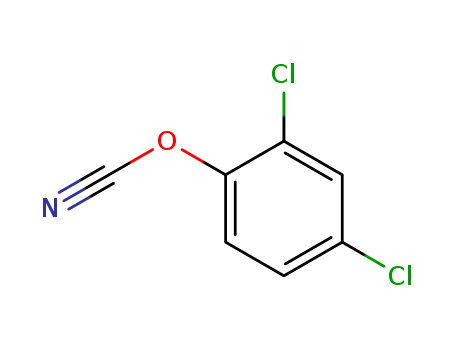 Molecular Structure of 1601-46-3 (Cyanic acid, 2,4-dichlorophenyl ester)