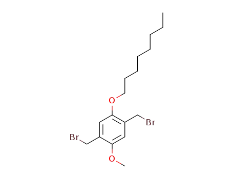 Molecular Structure of 151835-56-2 (2 5-BIS(BROMOMETHYL)-1-METHOXY-4-OCTYLO&)