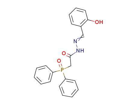 135713-05-2,Acetic acid, (diphenylphosphinyl)-, ((2-hydroxyphenyl)methylene)hydrazide,
