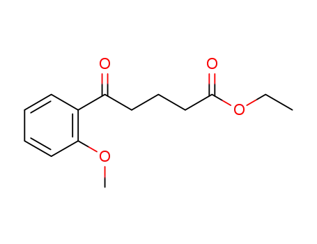 Molecular Structure of 124524-69-2 (ETHYL 5-(2-METHOXYPHENYL)-5-OXOPENTANOATE)