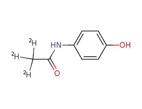 Molecular Structure of 60902-28-5 (ACETAMINOPHEN-D3)