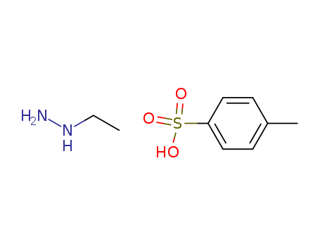 Molecular Structure of 112306-57-7 (Hydrazine, ethyl-, mono(4-methylbenzenesulfonate))