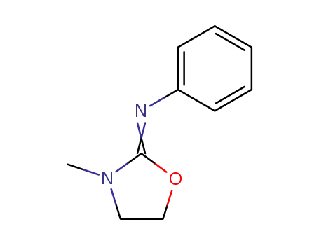 Molecular Structure of 2933-49-5 (Benzenamine, N-(3-methyl-2-oxazolidinylidene)-)