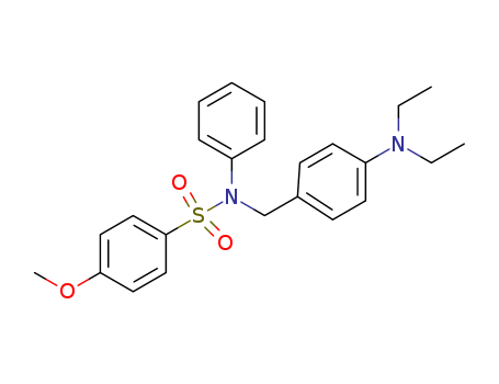 N-[[4-(diethylamino)phenyl]methyl]-4-methoxy-N-phenyl-Benzenesulfonamide