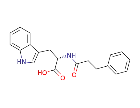 Molecular Structure of 74717-58-1 (N(beta)-phenylpropionyltryptophan)