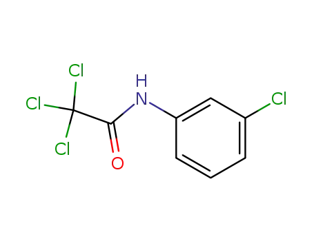 Molecular Structure of 3004-73-7 (AcetaMide, 2,2,2-trichloro-N-(3-chlorophenyl)-)
