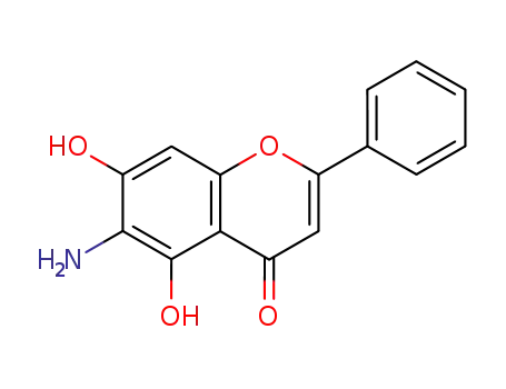 4H-1-Benzopyran-4-one,6-amino-5,7-dihydroxy-2-phenyl-(9CI)