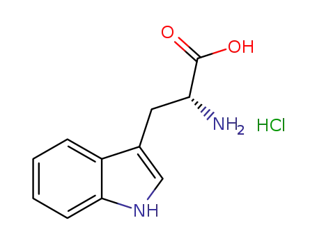 Molecular Structure of 36760-44-8 (D-Tryptophan monohydrochloride)