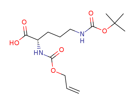 N-α-Allyloxycarbonyl-N-δ-t-butoxycarbonyl-D-ornithine dicyclohexylammonium salt