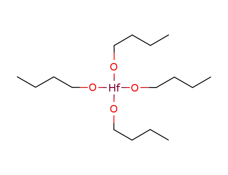 Molecular Structure of 876504-21-1 (hafnium tetra(n-butoxide))