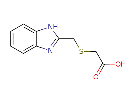 2-(1H-benzoimidazol-2-ylmethylsulfanyl)acetic acid cas  6017-11-4