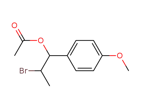 [2-Bromo-1-(4-methoxyphenyl)propyl] acetate