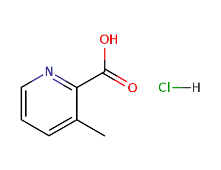 Molecular Structure of 123811-72-3 (3-METHYLPICOLINIC ACID HYDROCHLORIDE)