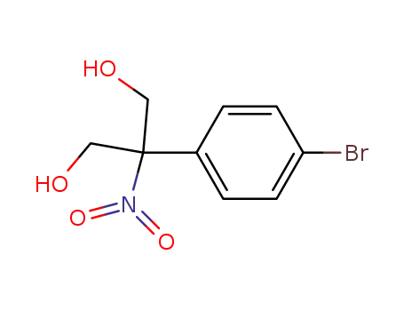 Molecular Structure of 90561-94-7 (2-(P-BROMOPHENYL)-2-NITRO-1,3-PROPANEDIOL)