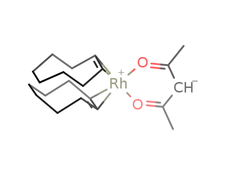 Molecular Structure of 34767-55-0 (ACETYLACETONATOBIS(CYCLOOCTENE)RHODIUM (I))