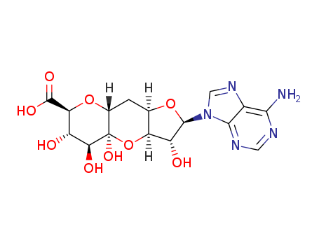 123970-01-4,9-(6,10-anhydro-5-deoxyundec-7-ulopyranosefuranuronosyl)-9H-purin-6-amine,Aureonuclemycin