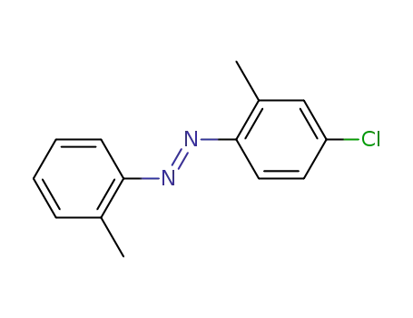 Molecular Structure of 90018-93-2 (Diazene, (4-chloro-2-methylphenyl)(2-methylphenyl)-)