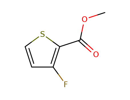Molecular Structure of 100421-52-1 (2-Thiophenecarboxylicacid,3-fluoro-,methylester(9CI))