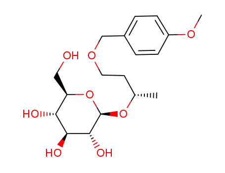 (2R,3S,4S,5R,6R)-2-Hydroxymethyl-6-[(S)-3-(4-methoxy-benzyloxy)-1-methyl-propoxy]-tetrahydro-pyran-3,4,5-triol