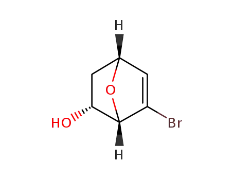 Molecular Structure of 146389-09-5 (7-Oxabicyclo[2.2.1]hept-5-en-2-ol, 6-bromo-, endo-)