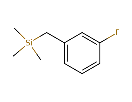 Molecular Structure of 772-48-5 ((3-fluorobenzyl)(trimethyl)silane)