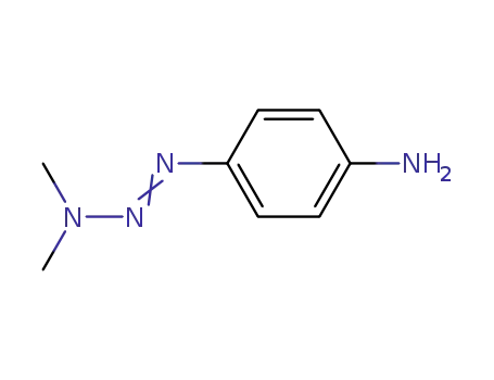 Molecular Structure of 7203-94-3 (Benzenamine, 4-(3,3-dimethyl-1-triazenyl)-)