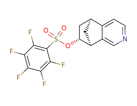 2,3,4,5,6-Pentafluoro-benzenesulfonic acid (1S,8S,10R)-(4-aza-tricyclo[6.2.1.0<sup>2,7</sup>]undeca-2,4,6-trien-10-yl) ester