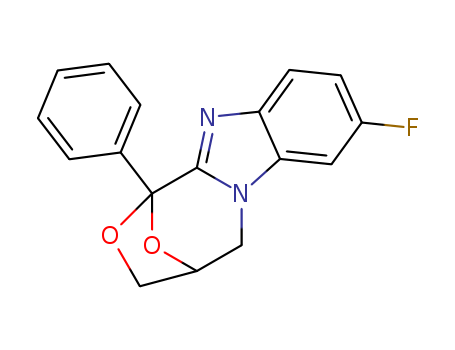 76099-13-3,8-fluoro-1-phenyl-4,5-dihydro-1H,3H-1,4-epoxy[1,4]oxazepino[4,3-a]benzimidazole,