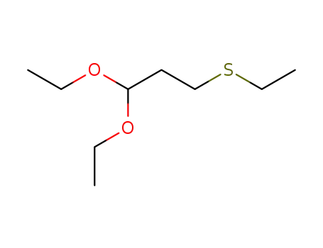 Molecular Structure of 19157-14-3 (Propane, 1,1-diethoxy-3-(ethylthio)-)