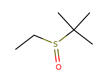 25432-20-6,tert-butyl ethyl sulfoxide,Sulfoxide,tert-butyl ethyl (6CI,8CI); Sulfoxide, tert-butyl ethyl (7CI); Ethyl tert-butylsulfoxide; NSC 251030; tert-Butyl ethyl sulfoxide