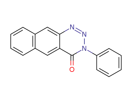 Molecular Structure of 19275-09-3 (Naphtho[2,3-d]-v-triazin-4(3H)-one, 3-phenyl-)