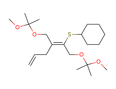 2,4,9,11-Tetraoxadodec-6-ene,  6-(cyclohexylthio)-3,3,10,10-tetramethyl-7-(2-propenyl)-, (Z)-