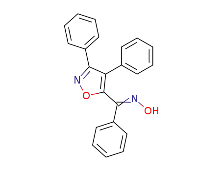 Molecular Structure of 62224-82-2 (Methanone, (3,4-diphenyl-5-isoxazolyl)phenyl-, oxime)