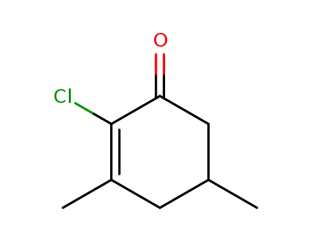 2-Cyclohexen-1-one,  2-chloro-3,5-dimethyl-