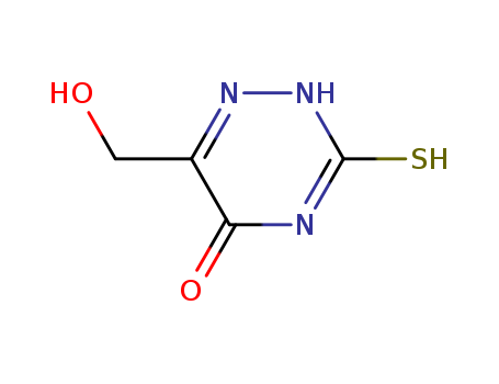 1,2,4-TRIAZIN-5(2H)-ONE,3,4-DIHYDRO-6-(HYDROXYMETHYL)-3-THIOXO-CAS