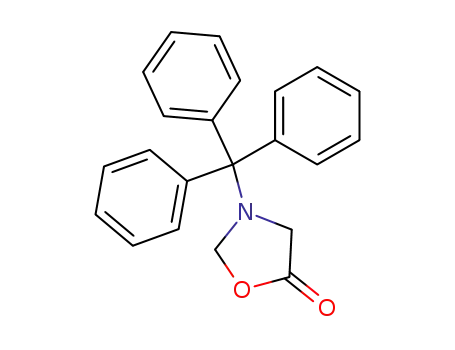 Molecular Structure of 115011-73-9 (3-Trityl-5-oxazolidinone)
