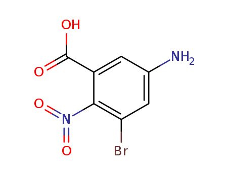 Benzoic acid,5-amino-3-bromo-2-nitro-