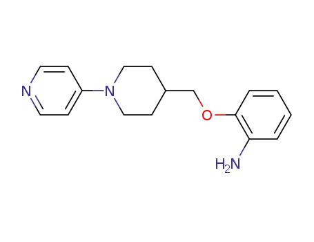 Molecular Structure of 194853-62-8 (Benzenamine, 2-[[1-(4-pyridinyl)-4-piperidinyl]methoxy]-)
