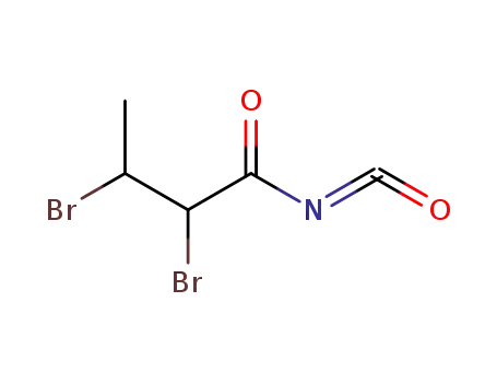 Molecular Structure of 58414-21-4 (Butanoyl isocyanate, 2,3-dibromo-)