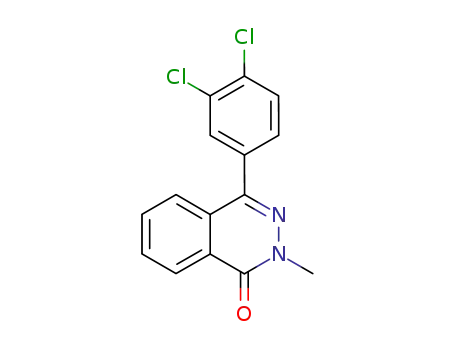 Molecular Structure of 4725-84-2 (1(2H)-Phthalazinone, 4-(3,4-dichlorophenyl)-2-methyl-)