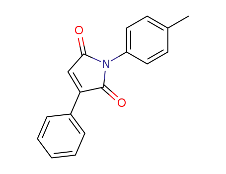 Molecular Structure of 16213-44-8 (1-(4-methylphenyl)-3-phenyl-1H-pyrrole-2,5-dione)