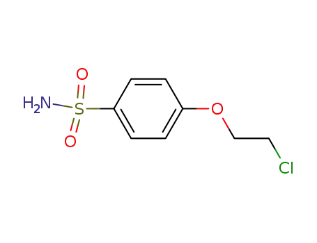 Molecular Structure of 112289-93-7 (Benzenesulfonamide, 4-(2-chloroethoxy)-)