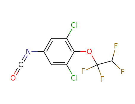 Molecular Structure of 104147-33-3 (1-(3,5-Dichloro-4-(1,1,2,2-tetrafluoroethoxy)phenyl)-3-(2,6-difluorobenzoyl)urea)