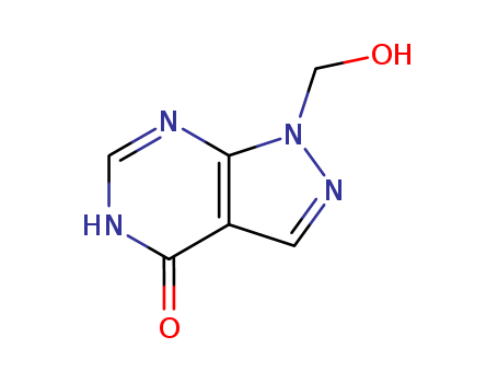 9-(hydroxymethyl)-2,4,8,9-tetrazabicyclo[4.3.0]nona-1,3,6-trien-5-one