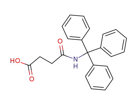 Molecular Structure of 6622-12-4 (4-oxo-4-(tritylamino)butanoic acid)
