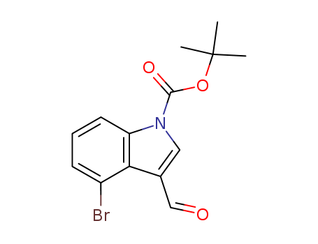 4-BROMO-3-FORMYLINDOLE-1-CARBOXYLIC ACID TERT-BUTYL ESTER