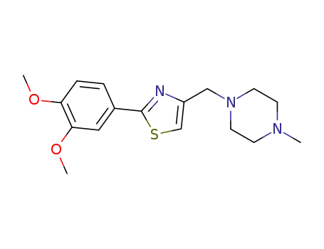 2-(3,4-dimethoxyphenyl)-4-(4-methylpiperazinylmethyl)thiazole